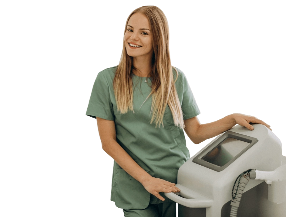 улыбающийся врач